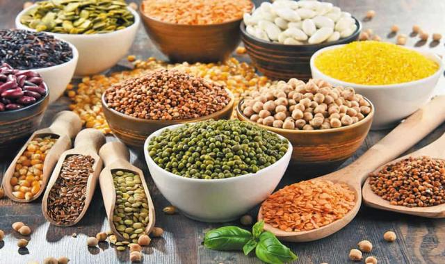 حبوبات عمده امروز؛ مناسب انواع غذا 3 نوع لوبیا چیتی عدس نخود