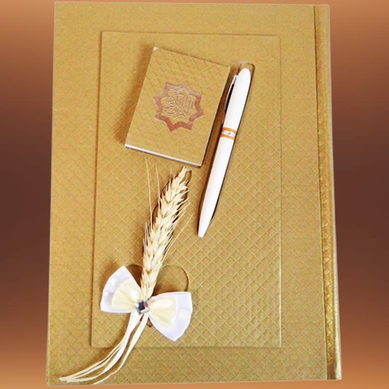 دفتر بله برون ترمه؛ ثبت توافقات صورت جلسه ها 2 طرح ترمه کاغذ بته جقه