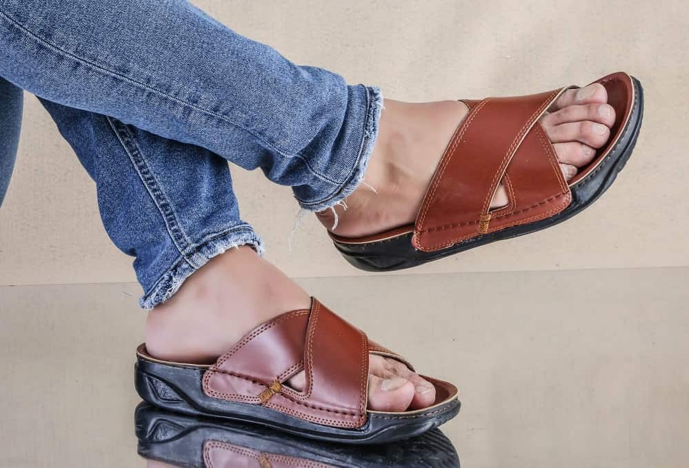 صندل طبی medical sandals پاشنه دار قوس دار سایز بندی متنوع