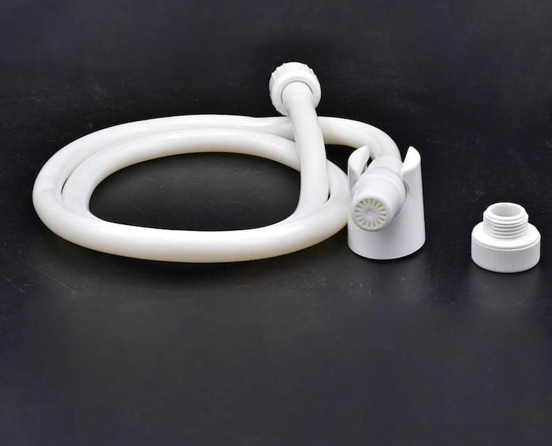 شلنگ پلاستیکی دستشویی Toilet hose ضد زنگ سفید مقاوم برابر آب داغ