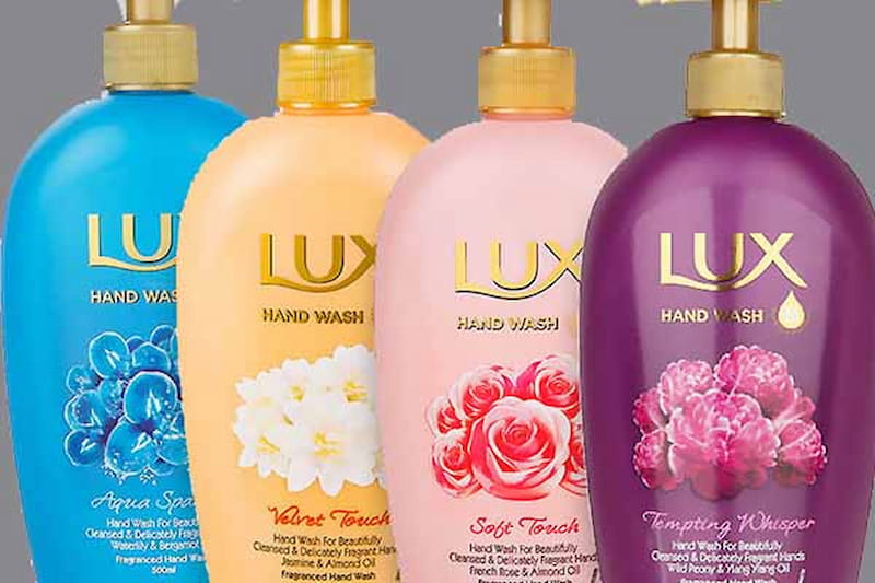 صابون مایع لوکس liquid soap پمپی ضد التهاب قلیایی