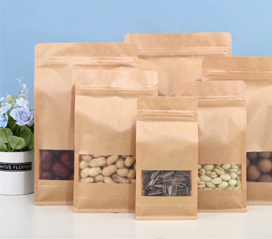 پاکت کرافت زیپ دار؛ بسته بندی خشکبار قهوه