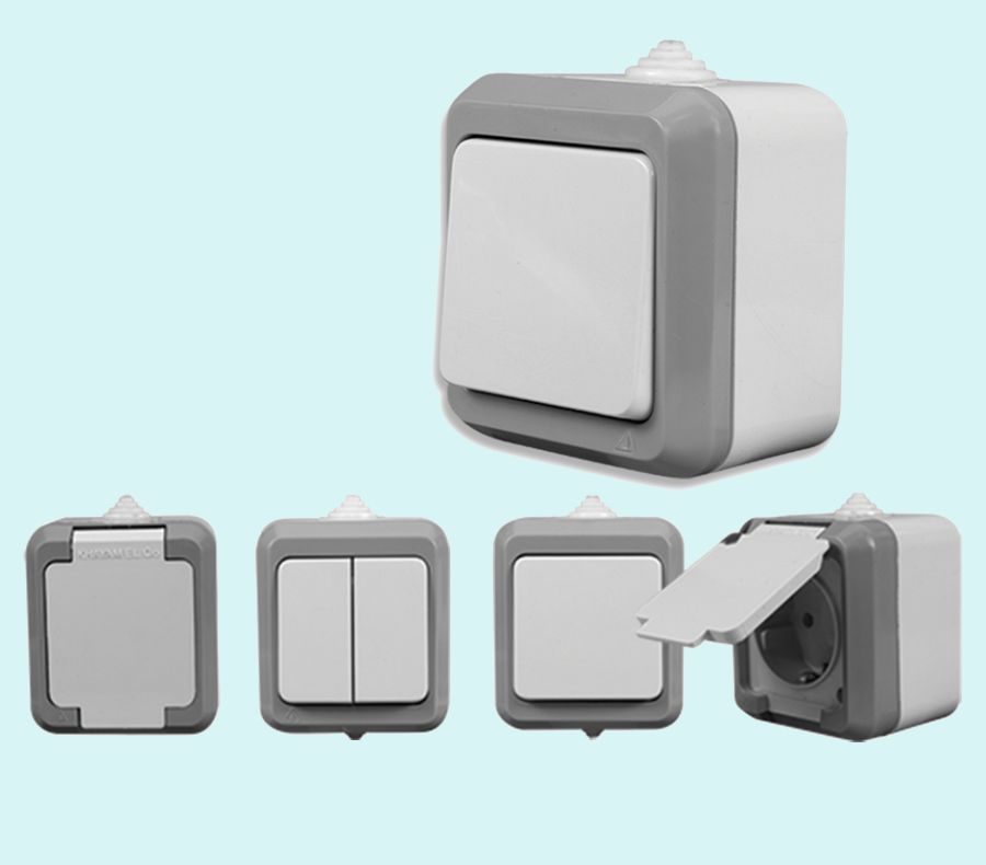 پریز برق روکار بارانی؛ سرامیکی مقاومت بالا کاهش برق گرفتگی مناسب محیط باز