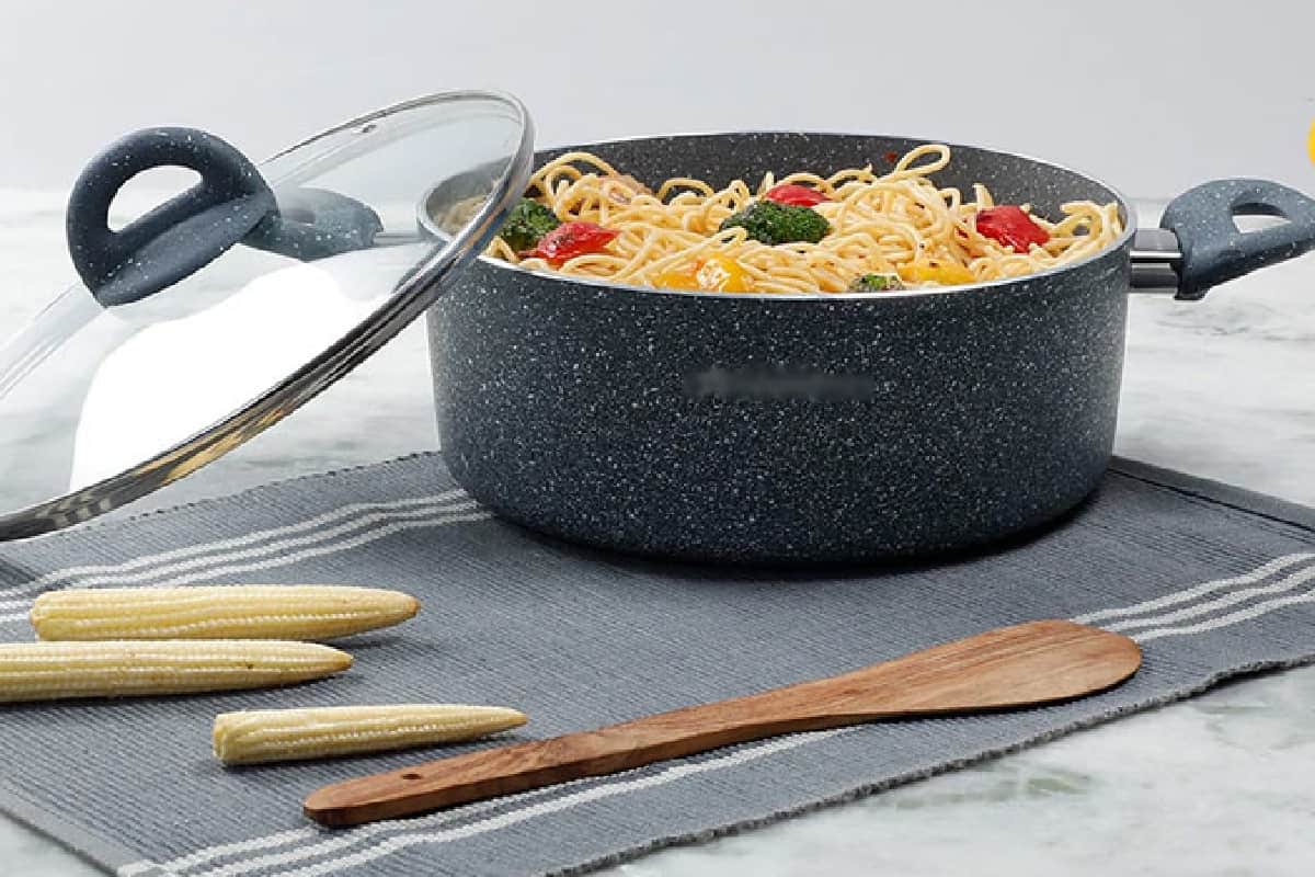 قابلمه گرانیتی زرساب سایز ۲۶؛ پوشش 5 لایه گرانیتی