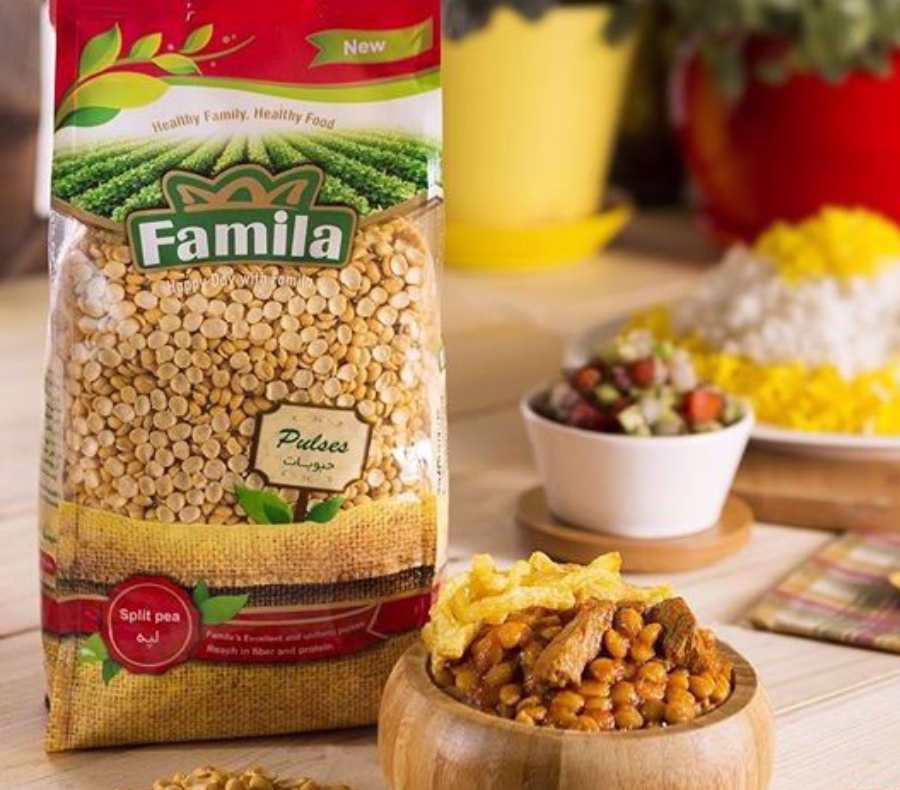 لپه فامیلا cotyledon سالم یکدست رنگ زرد سبز قرمز