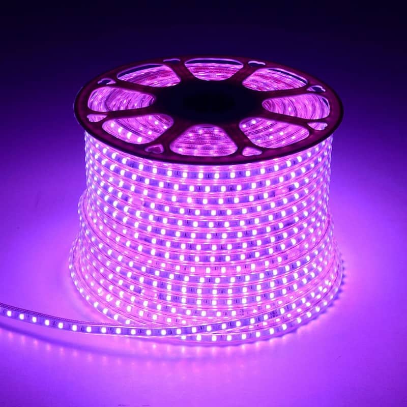 لامپ شلنگی بنفش؛ انعطاف پذیر نرم 2 کاربرد ریسه عالی کم مصرف