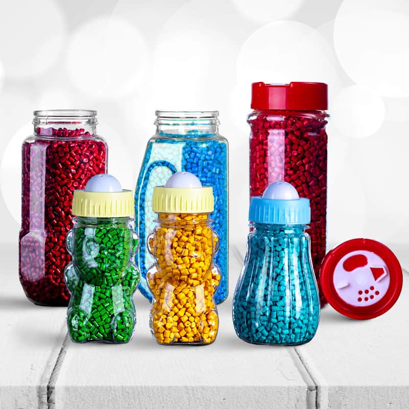 بطری پلاستیکی 300 سی سی؛ استوانه ای چهار گوش 2 کاربرد غذایی دارویی