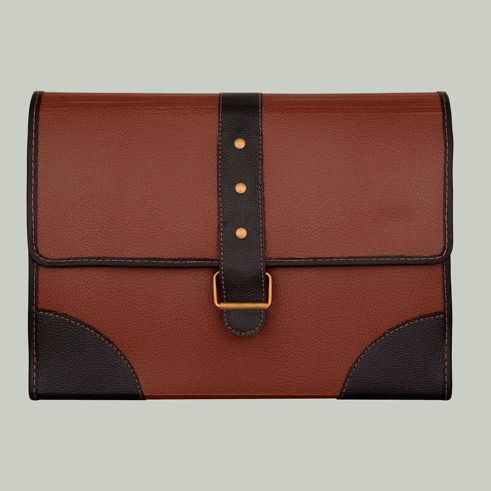 کیف مدارک چرم؛ طبیعی مصنوعی 2 دوخت (دست دوز ماشینی)