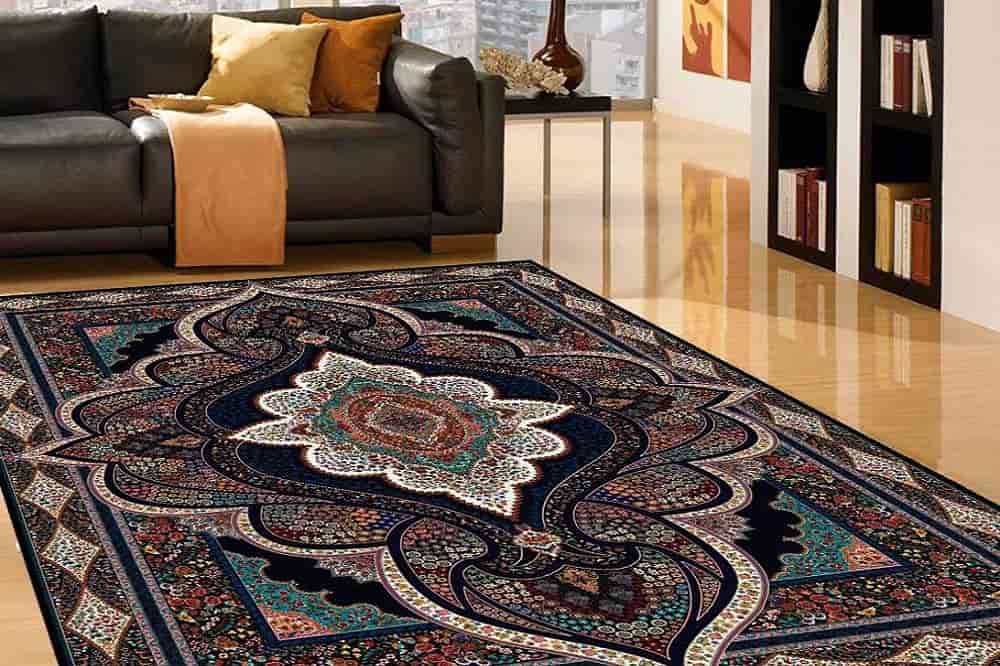 فرش 9 متری کاشان (قالی) ماشینی دستباف تراکم دوام بالا