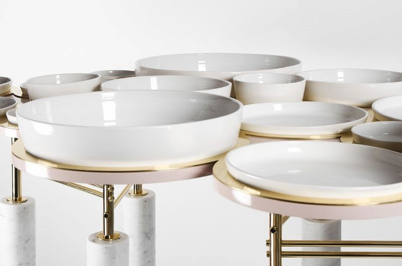 ظروف پذیرایی سنگ مرمر + خرید و فروش