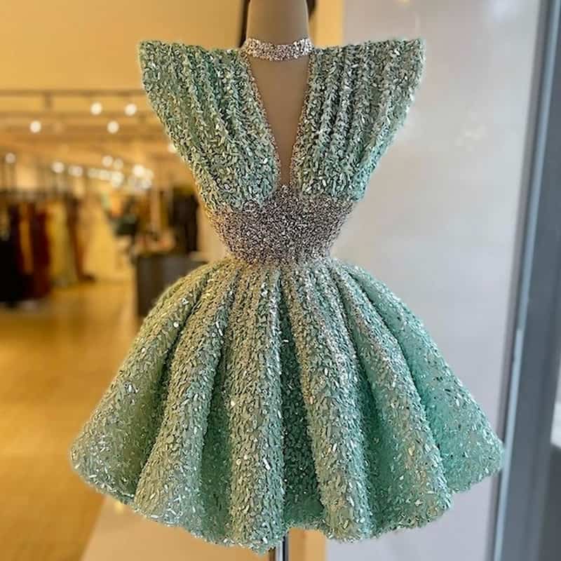 لباس مجلسی در شیراز؛ ساده فنر دوزی 4 جنس ریون لمه ساتن گیپور