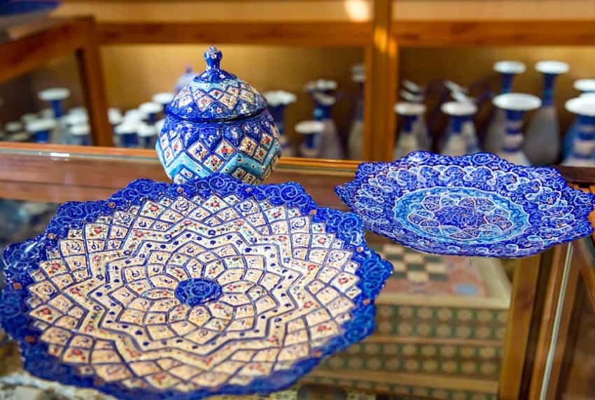 میناکاری صنایع دستی اصفهان؛ طراحی (طلا نقره مس سفال) 5 هزار سال قدمت