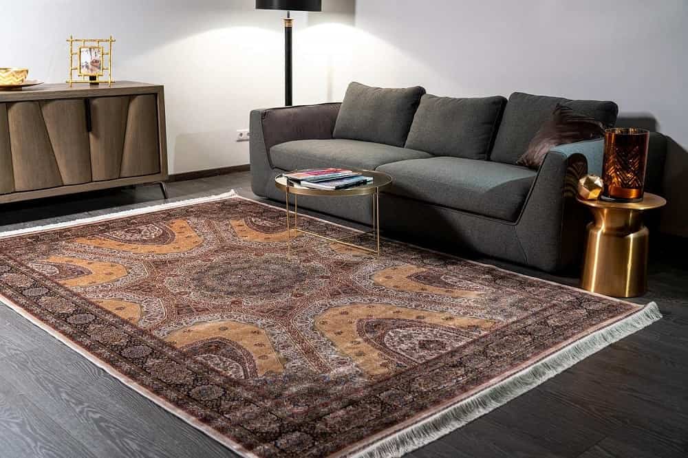 فرش 1200 شانه مشهد اردهال؛ برجسته ساده تنوع رنگ طرح