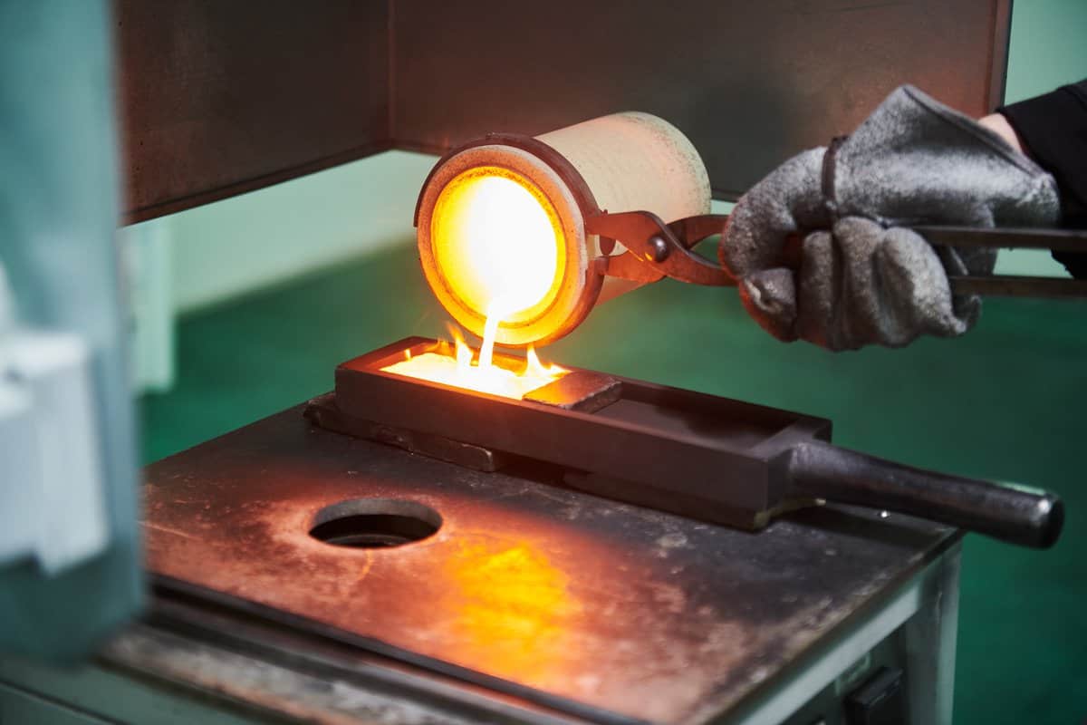 کوره ذوب فلزات خانگی Furnace بدنه محکم فلزی نسوز عدم جذب گرما حرارت