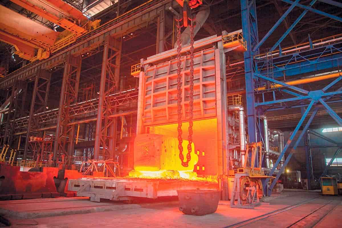 کوره ذوب فلز؛ بوته ای القایی کاپولا دمای ذوب بالا بدنه مقاوم