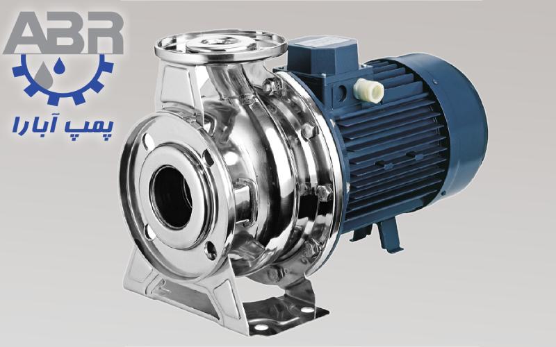 الکتروپمپ سانتریفیوژ استیل ابارا؛ ضد زنگ تک فاز سه فاز
