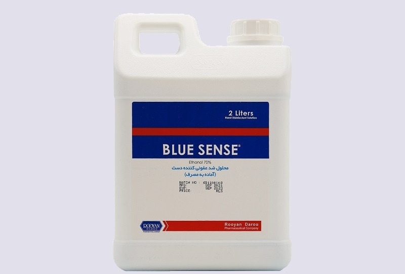 الکل blue sense اشتعال زا ضدعفونی کننده دست