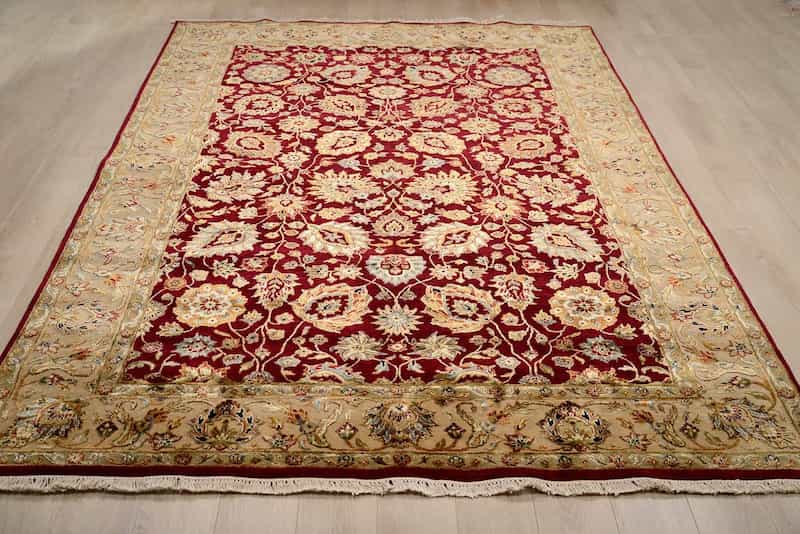 فرش چله ابریشم ۶ متری؛ دستباف دوام بالا استحکام بافتی رنگبندی متنوع