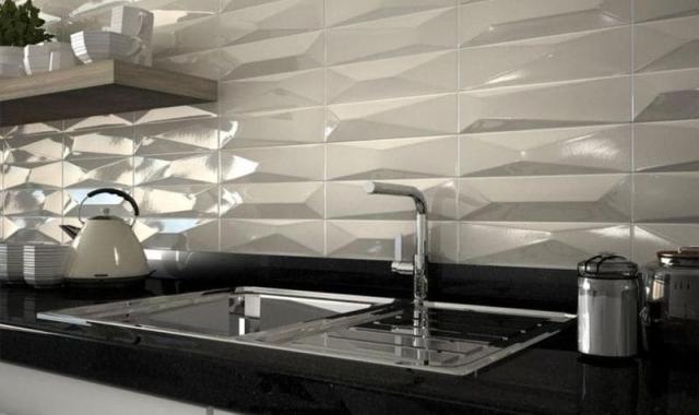 کاشی ایفا؛ بین کابینت دیوار کف 3 ترکیب خاک رس سنگ فلز