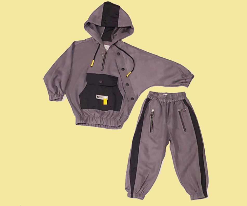 هودی دخترانه ست؛ تنوع رنگ طرح شلوار مشابه مناسب تمام سنین