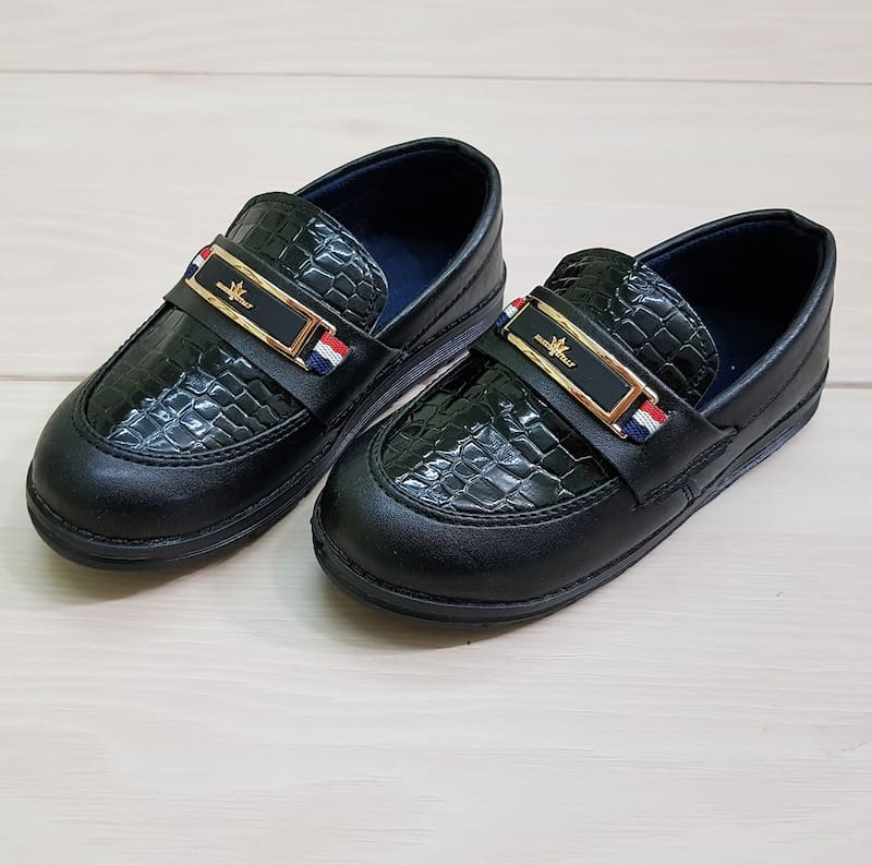 کفش مجلسی پسرانه؛ چرم انعطاف پذیر 2 رنگ قهوه ای مشکی