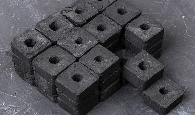 زغال چینی وارداتی coal مربع چند ضلعی بدون جرقه دود بو