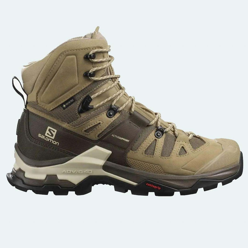 کفش کوهنوردی سالومون ایرانی 2 رنگ (مشکی قهوه ای) جنس پارچه ضخیم