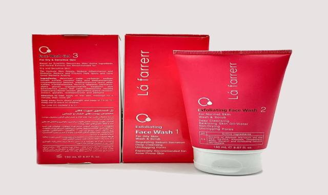 شوینده پوست خشک لافارر skin cleanser بسته بندی تیوپی پاکسازی عمیق
