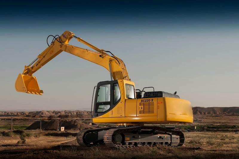 بیل مکانیکی نصر Excavator لودر چرخ زنجیری مناسب گود برداری