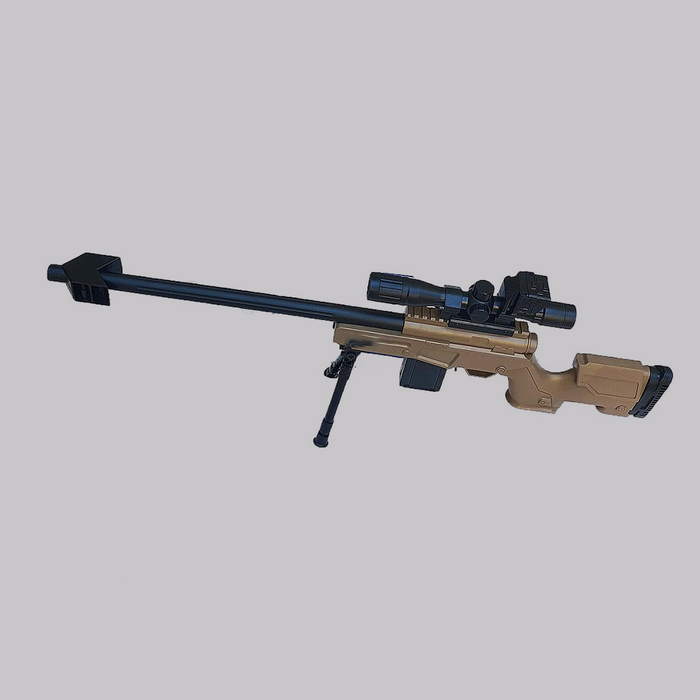 اسباب بازی تفنگ تک تیرانداز ساچمه ای Gun جنس پلاستیک مقاوم