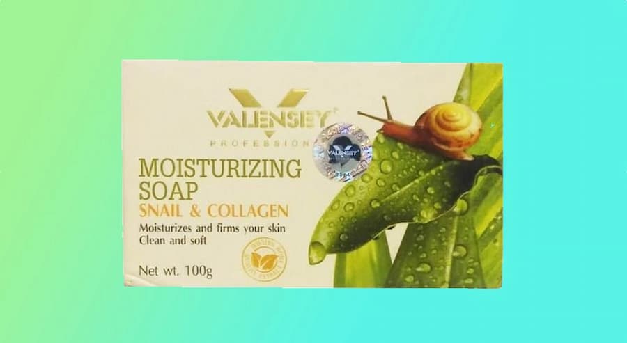 صابون حلزون والنسی soap روشن کننده صاف کننده پوست حاوی موسین