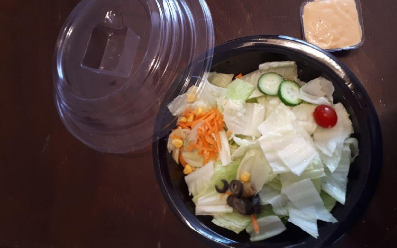 ظروف یکبار مصرف سالاد سزار؛ آلومینیومی کاغذی پلاستیکی درب دار مقاوم