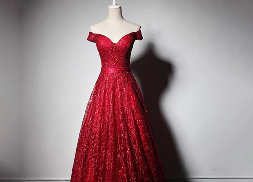 لباس مجلسی مخمل پولکی؛ قابل شستشو رنگ (طلایی نقره ای قرمز)