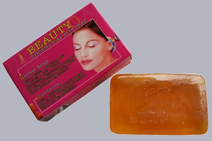 صابون خرچنگ بیوتی اصل؛ رفع تیرگی پوست آکنه پوست (چرب خشک معمولی)