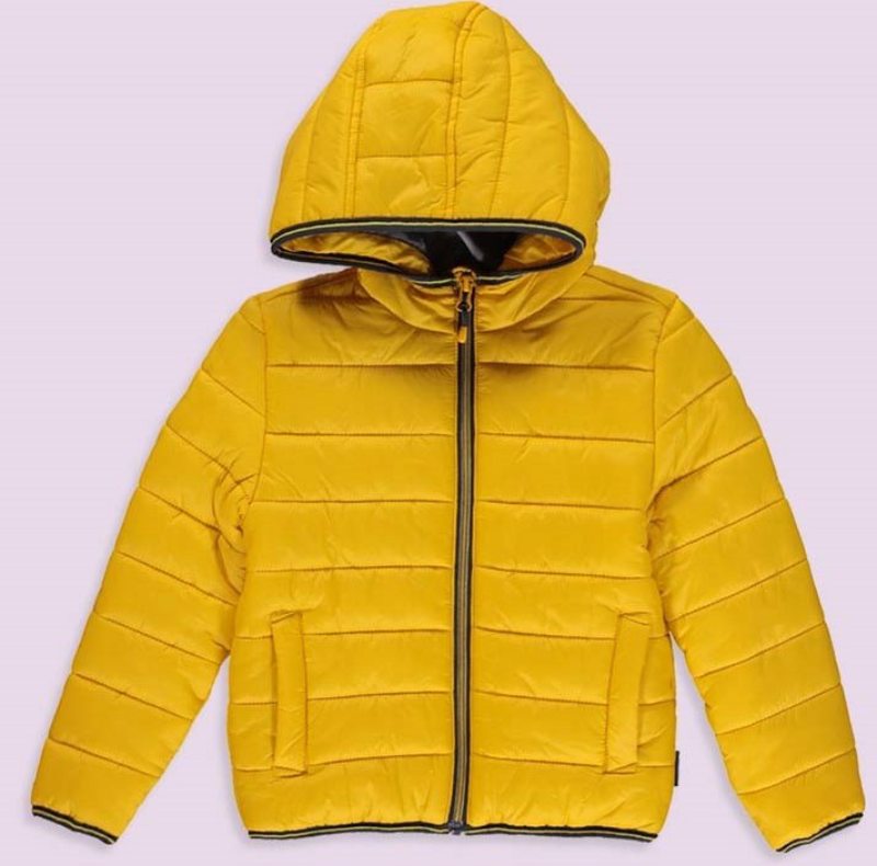 کاپشن بچه گانه ال سی وایکیکی؛ چرم دکمه دار زیپی کوتاه ساخت کشور (FRANCE TURKY)