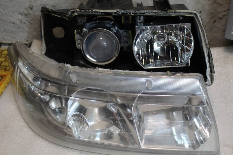 لامپ هدلایت سمند؛ تک پرتویی نوردهی بالا ضد (ضربه آب)