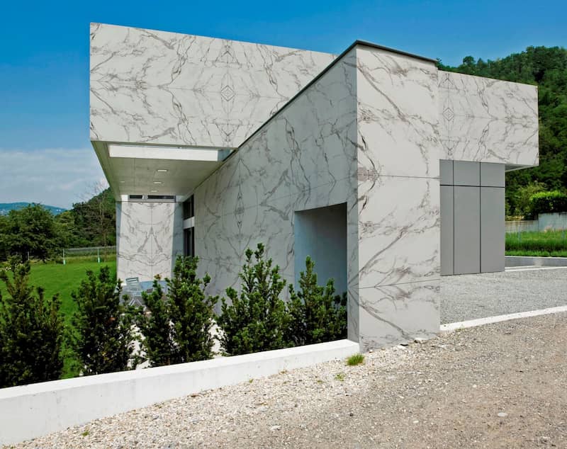 سنگ نمای ساختمان در یزد Rock ترکیب (سیلیکات کلسیم) خاکستری دوام بالا