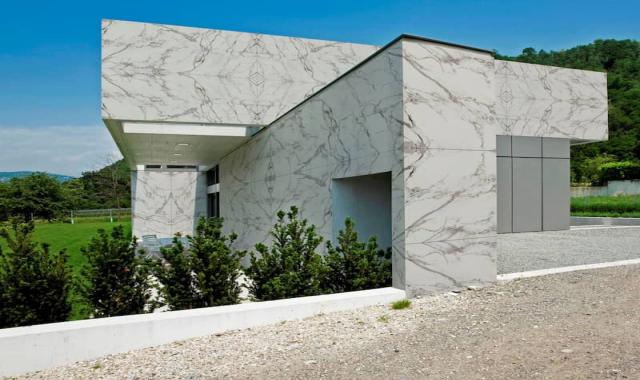 سنگ نمای ساختمان در یزد Rock ترکیب (سیلیکات کلسیم) خاکستری دوام بالا