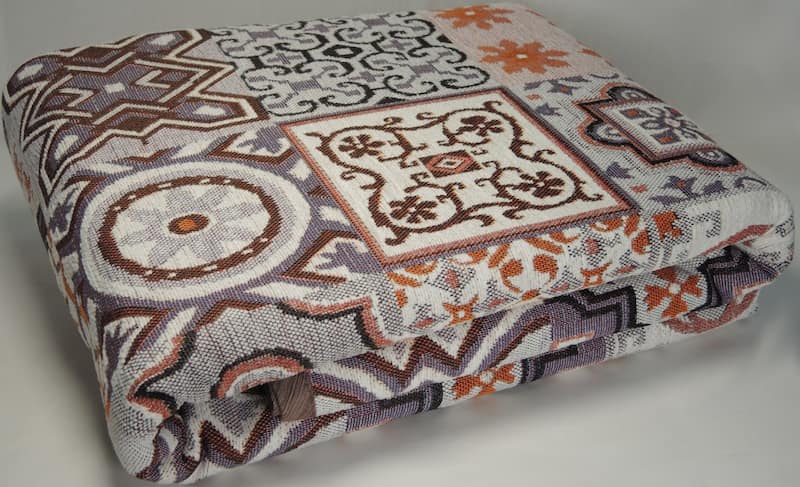 روفرشی 6 متری ارزان؛ طرح سنتی مدرن نوع (مخمل ابریشمی پلی استر)