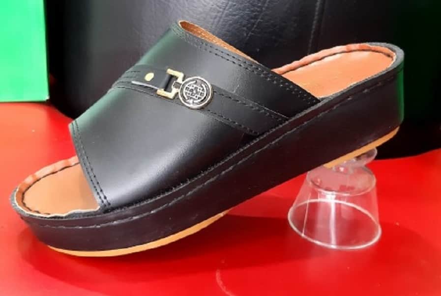 دمپایی عربی اصل بچه گانه؛ چرم طبیعی طراحی ویژه نرم راحت