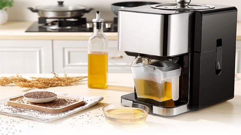 دستگاه روغن گیر خانگی کوچک؛ استیل ضد خش قابل شستشو