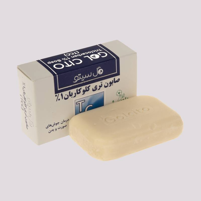 صابون تی سی سی گل سیتو GOL SITO روشن کننده نرم کننده پوست (لکه آکنه دار)