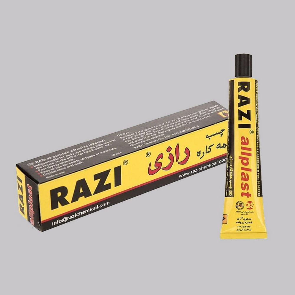 خرید و قیمت عمده چسب رازی همه کاره + فروش کلی