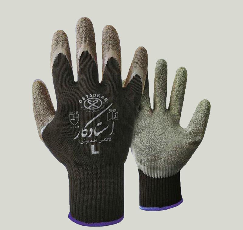 دستکش ضد برش استادکار؛ ساق (بلند کوتاه) چرمی