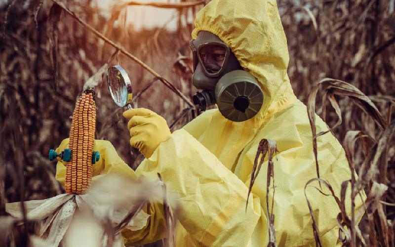 لباس ضد اسید دو تکه؛ جنس PVC مقاوم بدون درز رنگ سبز