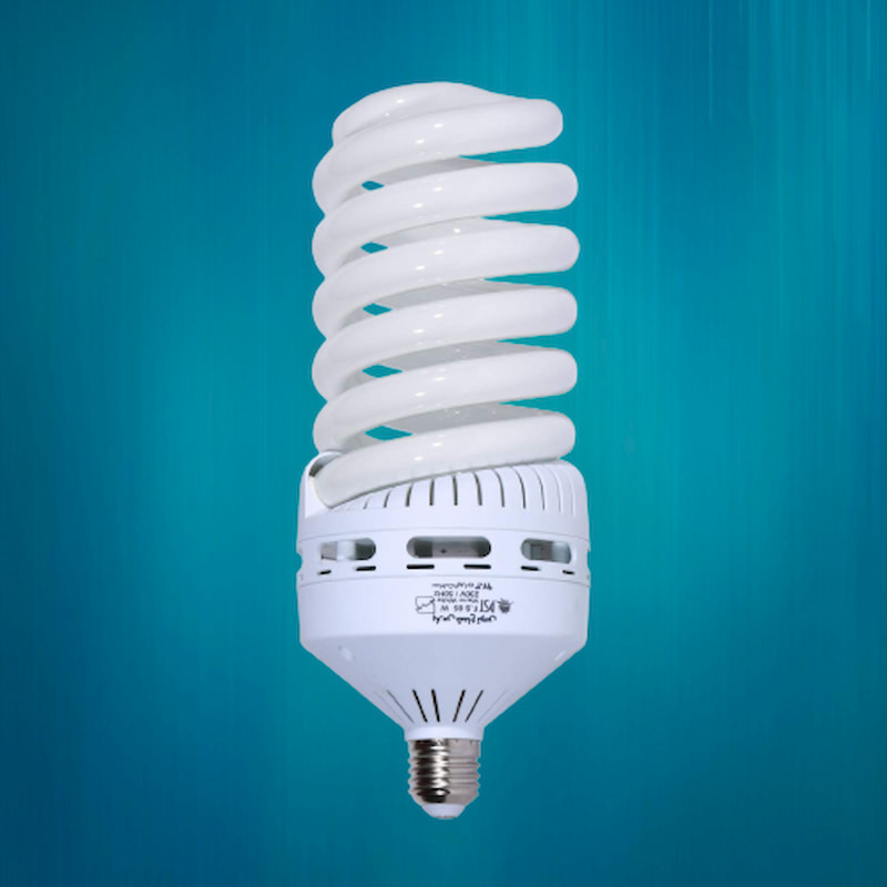 لامپ کم مصرف پارس شعاع توس؛ دارای گارانتی مدل (مهتابی آفتابی)