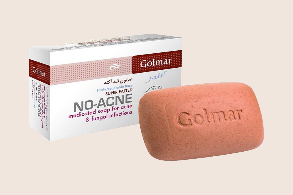 صابون ضد جوش گلمر؛ گیاهی لایه بردار ضدلک پوست (چرب آکنه مختلط)