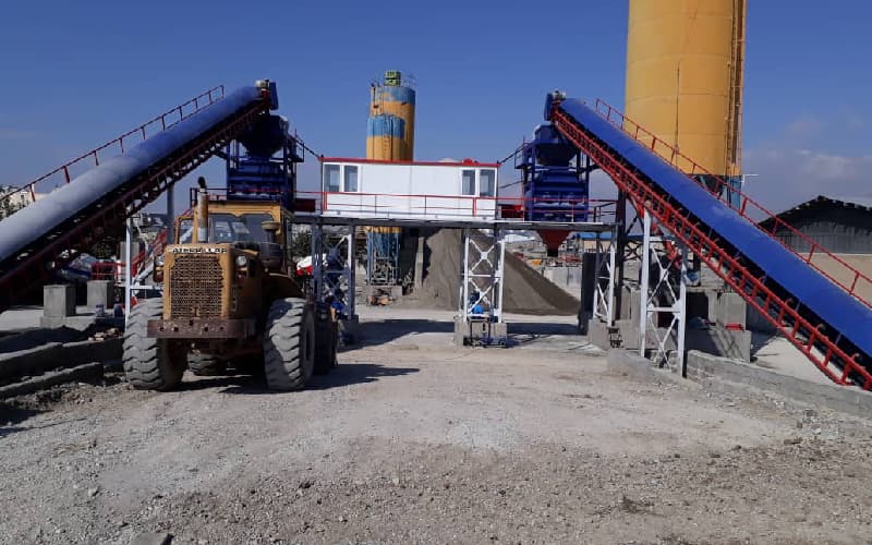 ماشین بچینگ پلانت؛ مخلوط کن بتن سیمان مناسب ساخت تونل پل