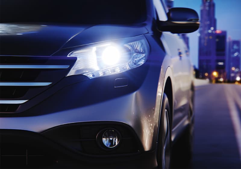 لامپ هدلایت لنز دار؛ فن دار بدون فن کم مصرف رنگ سفید یخی