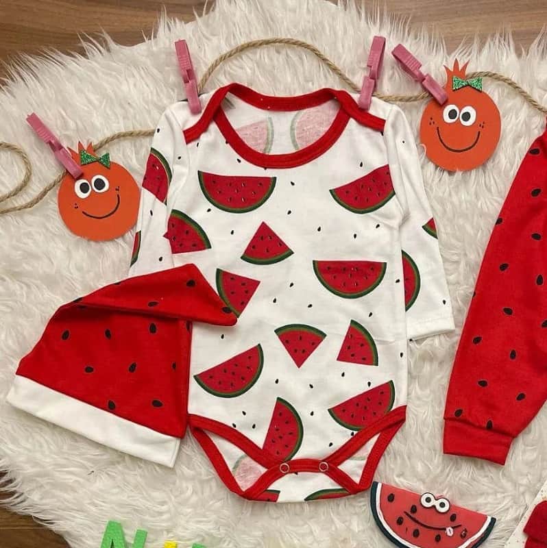 لباس سرهمی نوزادی؛ نخی ضد حساسیت نوع (girl boy)